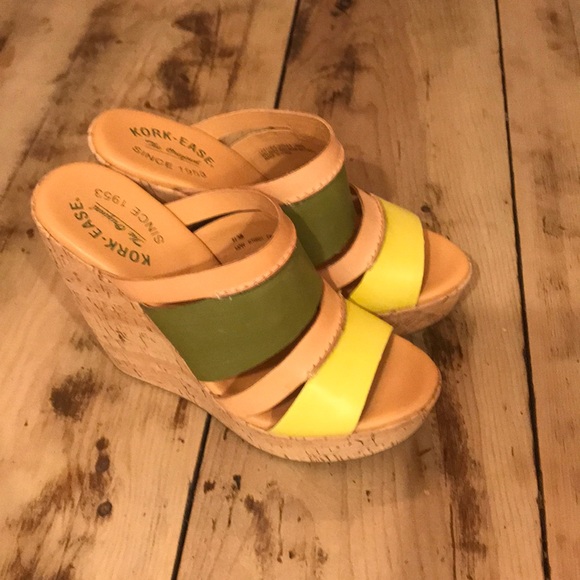 Kork-Ease Shoes - Kork Ease Leather Wedge Sandals